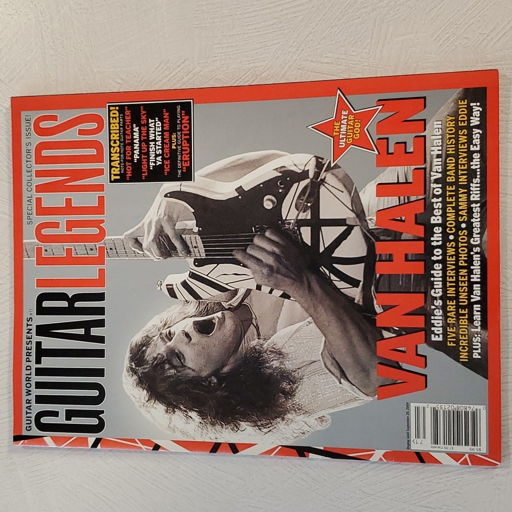 Guitar Legends magazine Eddie Van Halen  Summer 2004 Classic Rock 5150 Eruption